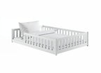 Montessori-seng MATI 140x200 – trygg og stilren barneseng i hvit - INTRODUKSJONSPRIS!