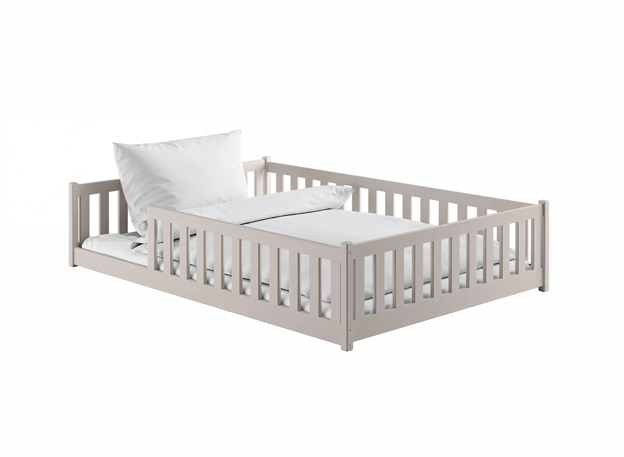 Montessori-seng MATI 140x200 – trygg og stilren barneseng i Kasjmir - INTRODUKSJONSPRIS!