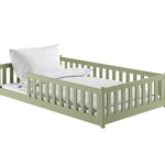 Montessori gulvseng for barn 120x200 – Olivengrønn | OTIS fra Lano Meble image