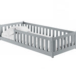 OTIS Montessori Gulvseng 120x200 cm – Askgrå image