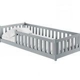 OTIS Montessori Gulvseng 120x200 cm – Askgrå image