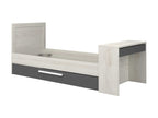 Shipley multiseng Trasman 90x200 - Natur/Sort