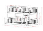 NICE Familiekøye 90x200 / 120x200 – HVIT
