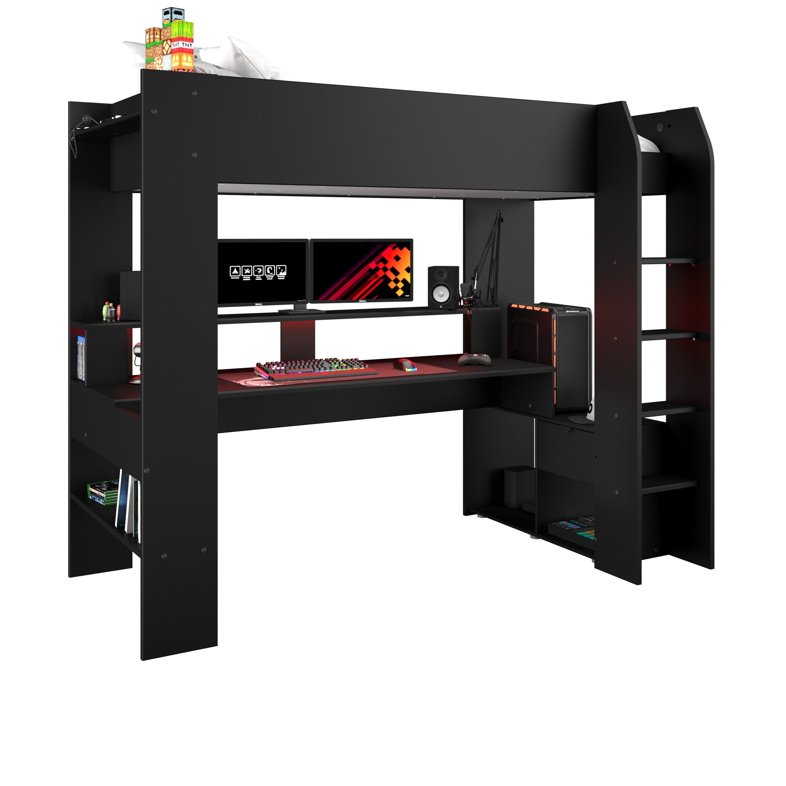 Gamer loftseng, Online, fra Parisot, Frankrike.