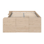 Space-UP 140x200 seng med garderobe og hyller - NATUR image