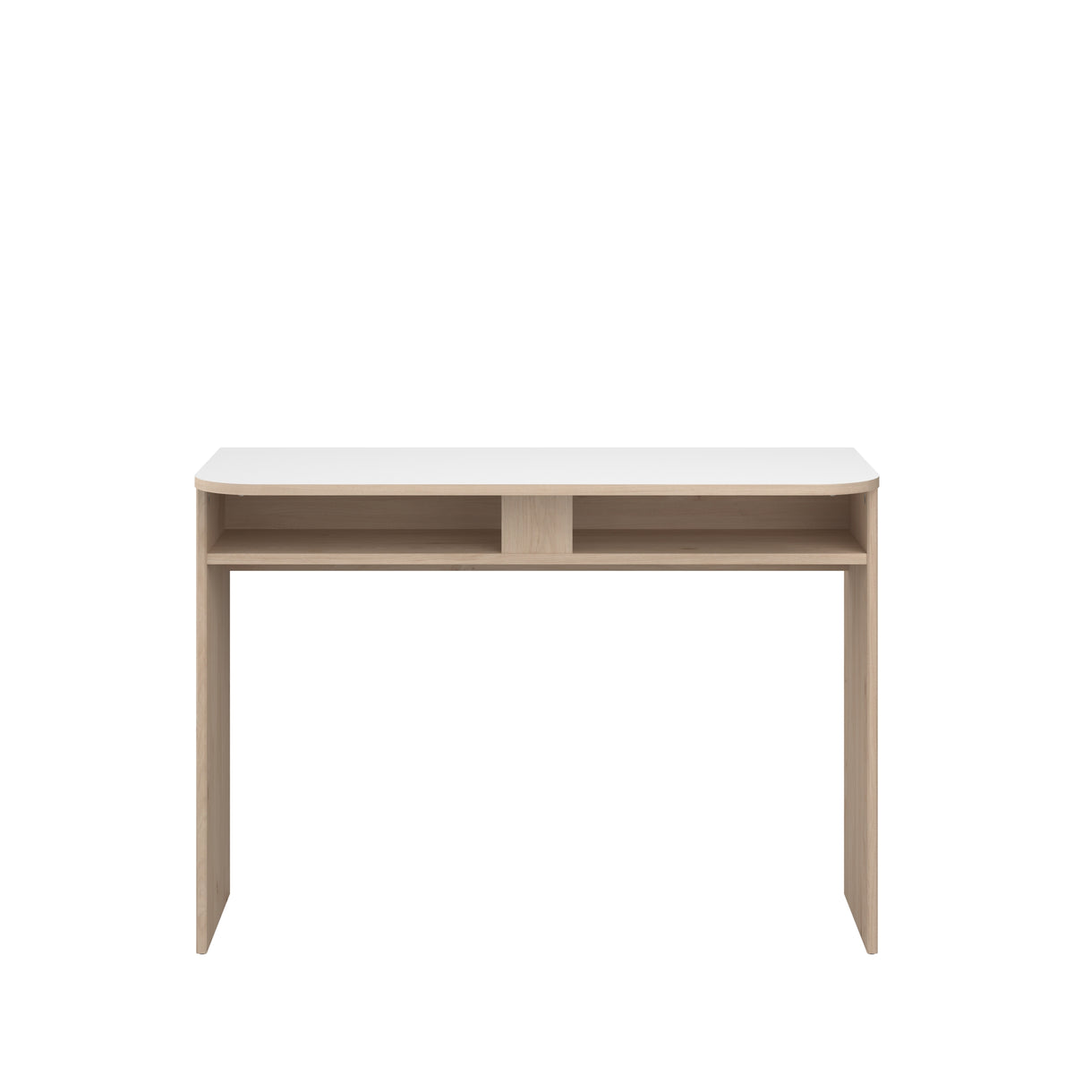 Salto seng med hyller og skuffer 90x190 + Skrivebord med skap - Komplett