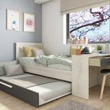 Shipley multiseng Trasman 90x200 - Natur/Sort image