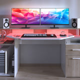 Sylver Gaming Desk 178 cm – Japansk eik / Hvit høyglans image