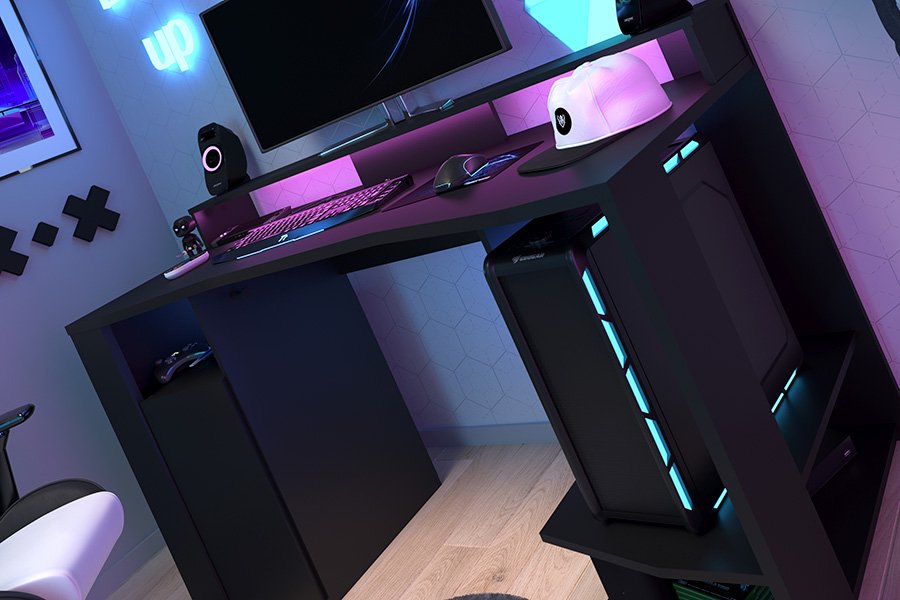Gamingbord med LED-lys fra Parisot
