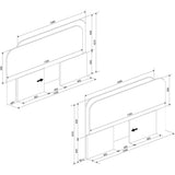 Doze Enkeltseng 120x200 cm med LED-belysning – Komplett Pakke image