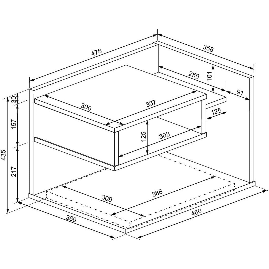 Doze Enkeltseng 120x200 cm med LED-belysning – Komplett Pakke image