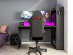 Gamingpult Z med LED og oppbevaringsplass