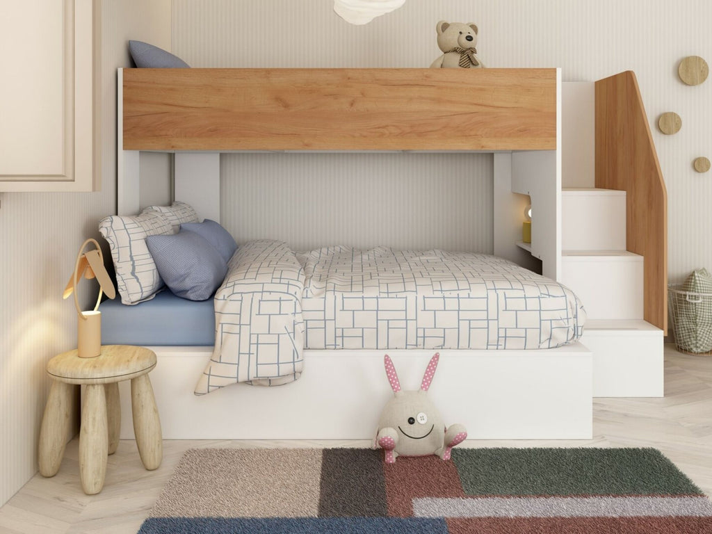 Køyeseng Easy family 90x200/140x200 - NATUR