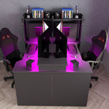 Gamingpult Z med LED og oppbevaringsplass image