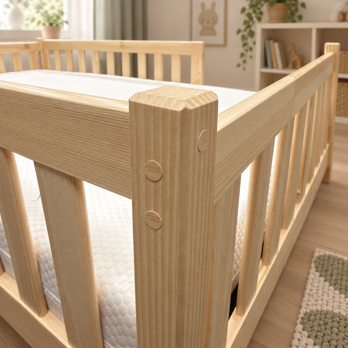 Montessori gulvseng for barn 120x200 – NATUR