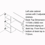Loftseng med skrivepult 90x200 - Horizon image