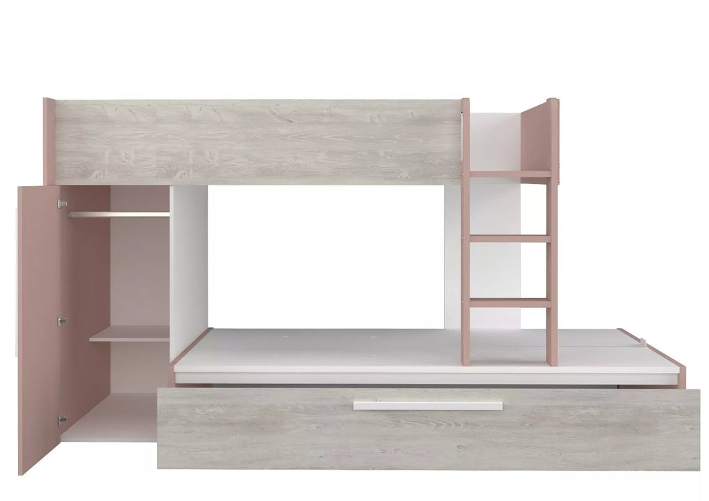 Køyeseng Evolution for 3 - 90x200 - Antique pink