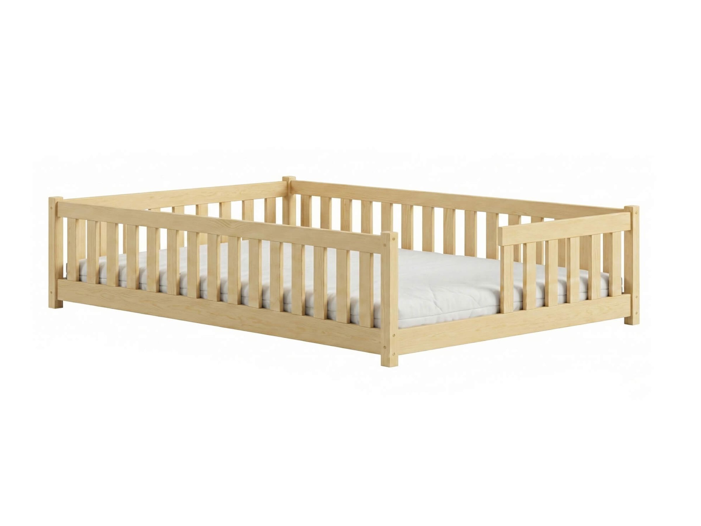 LEVI Gulvseng 140x200 – Romslig Montessori-seng i skandinavisk design image