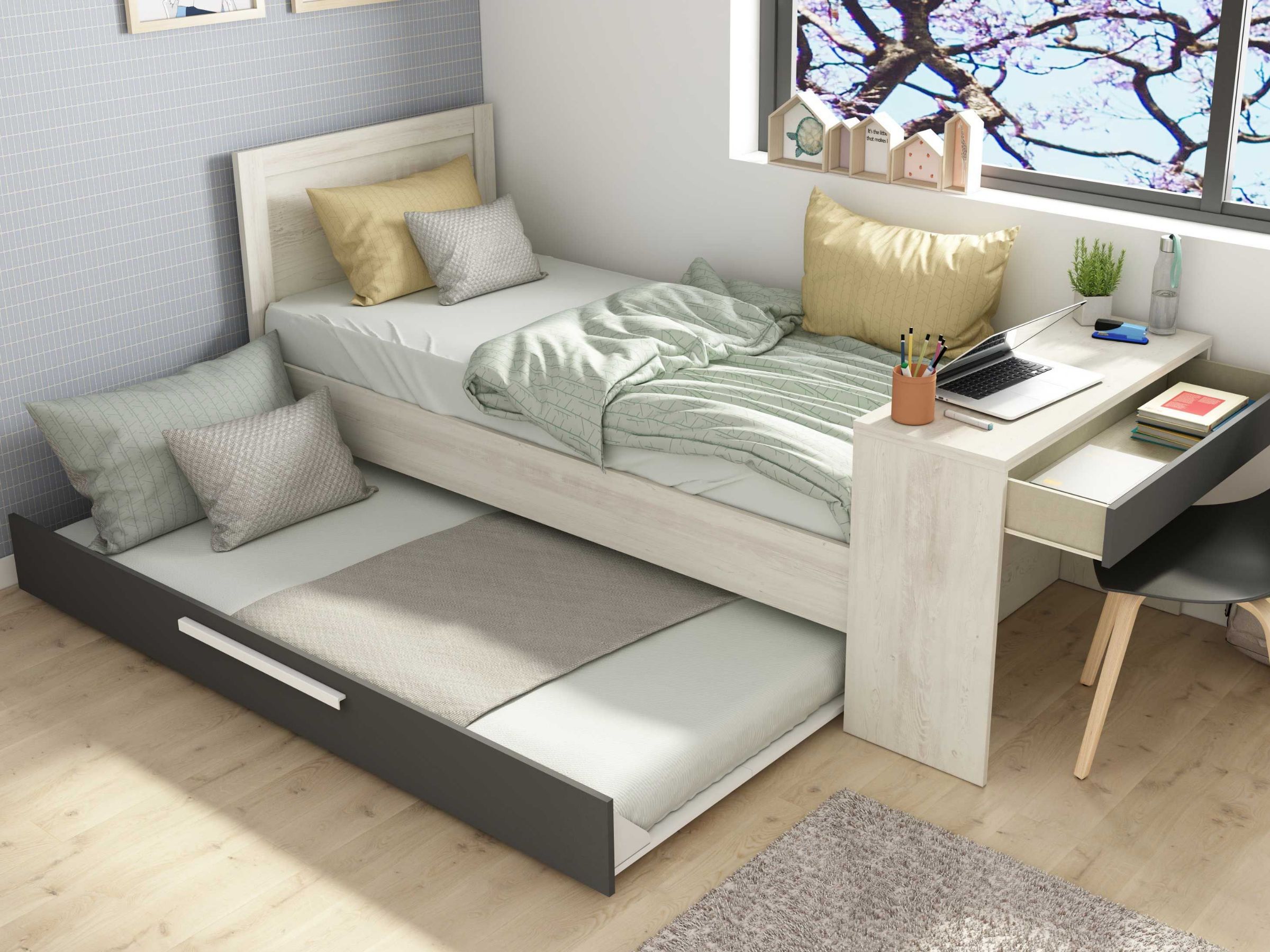 Shipley multiseng Trasman 90x200 - Natur/Sort