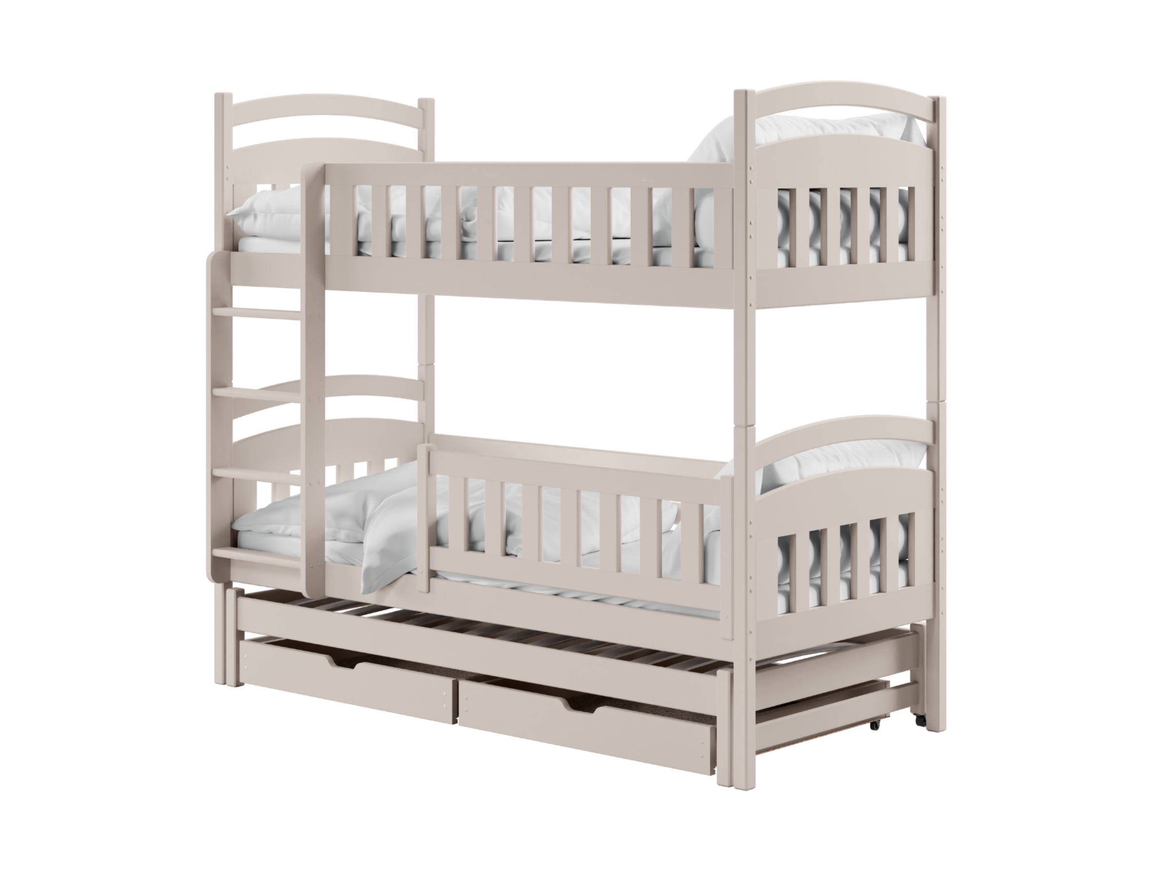 Blanka Køyeseng 90x200 – Uttrekkbar Gjesteseng og Oppbevaringsskuffer - Kaszmir image