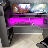 Gamingpult Z med LED og oppbevaringsplass image