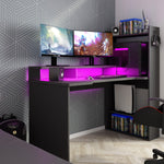 Gamingpult Z med LED og oppbevaringsplass image