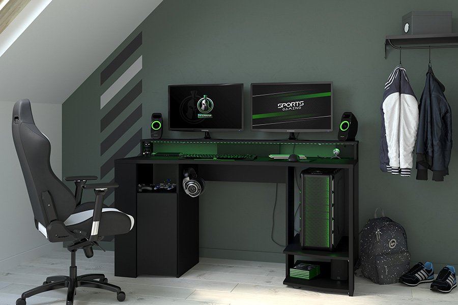 Gamingbord med LED-lys fra Parisot