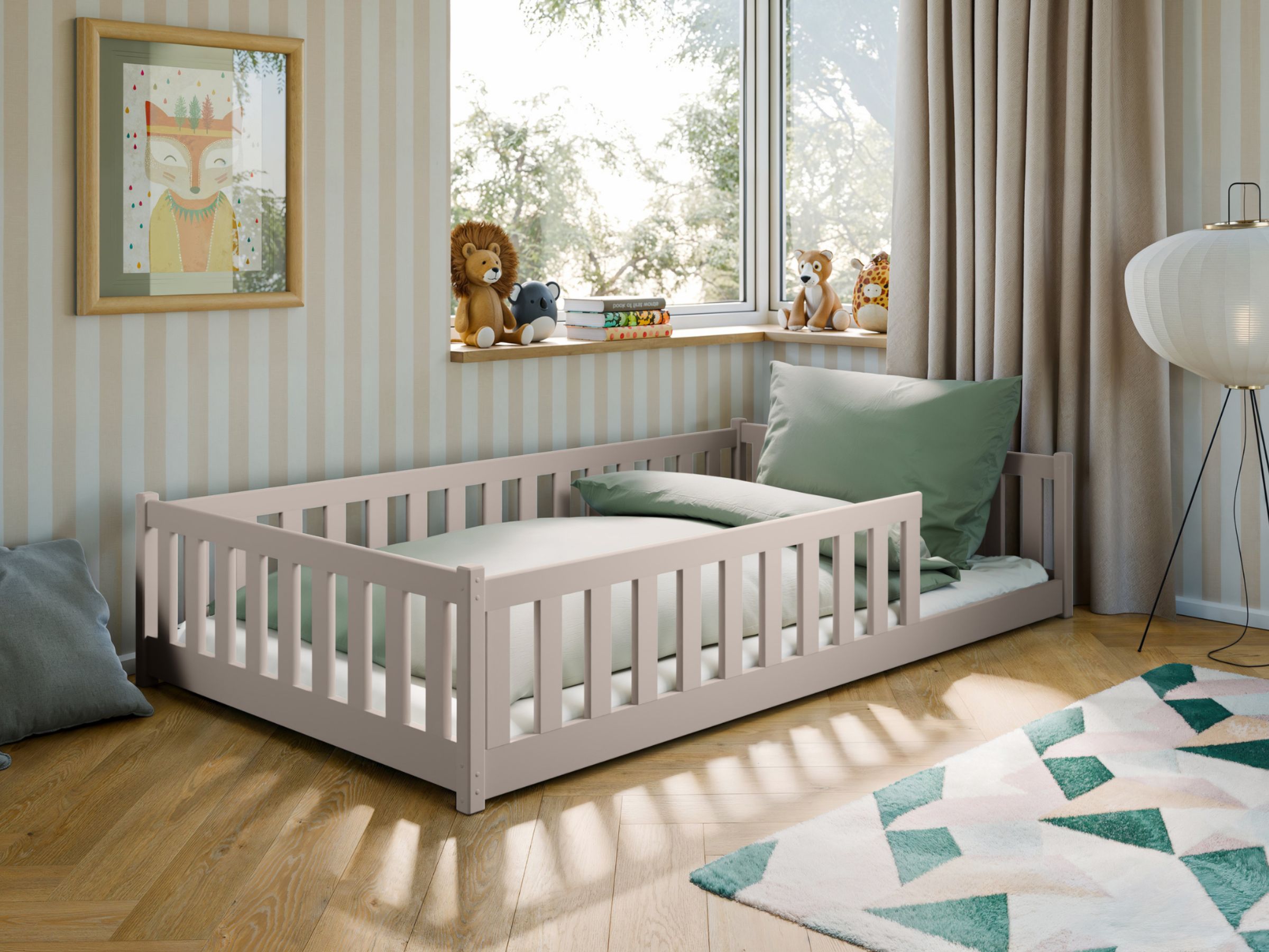 Montessori gulvseng for barn 120x200 – Kasjmir | OTIS fra Lano Meble