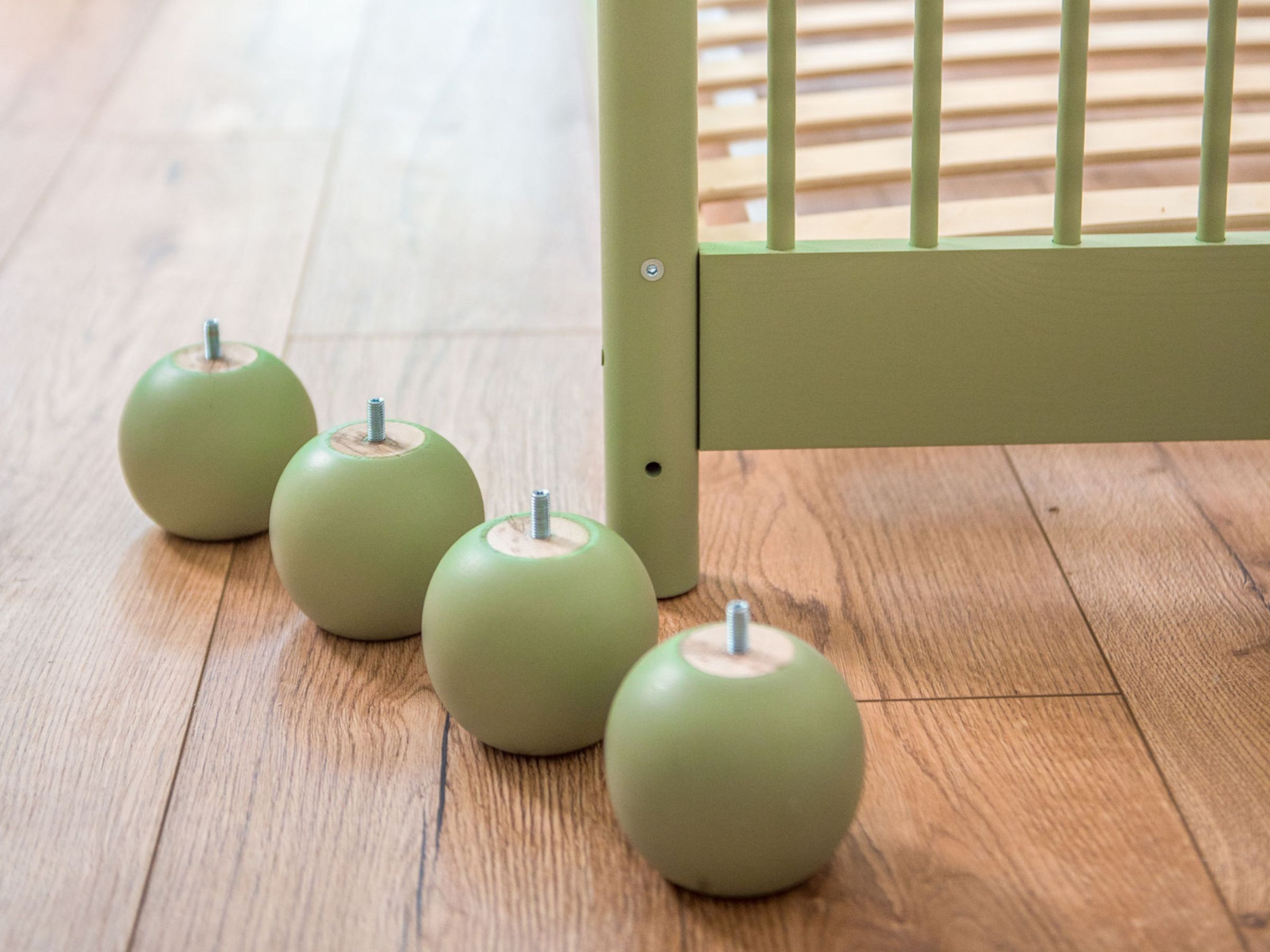 Barneseng STAR 80x180 - Olivengrønn image