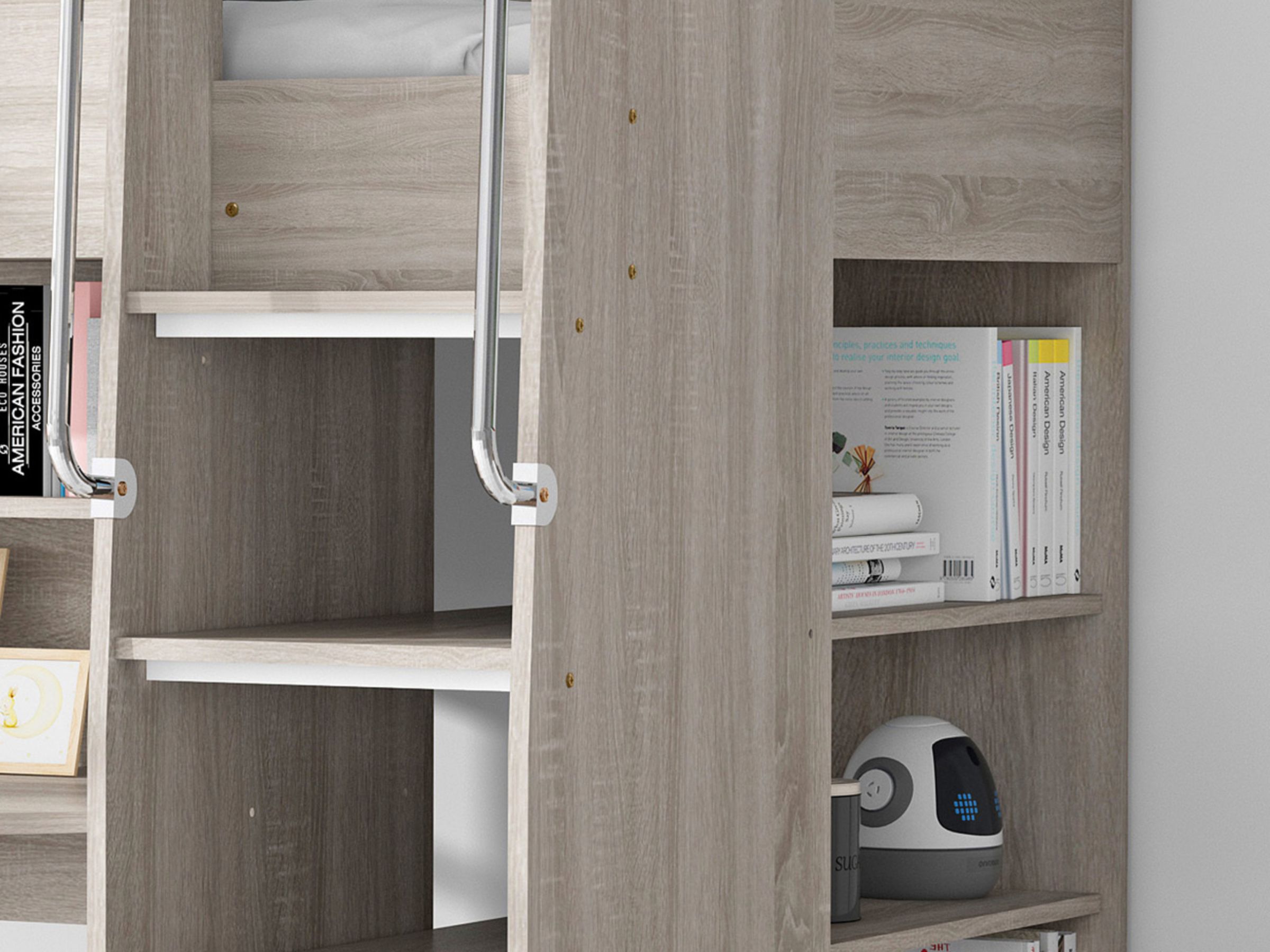 Loftseng med skrivepult 90x200 - Horizon image