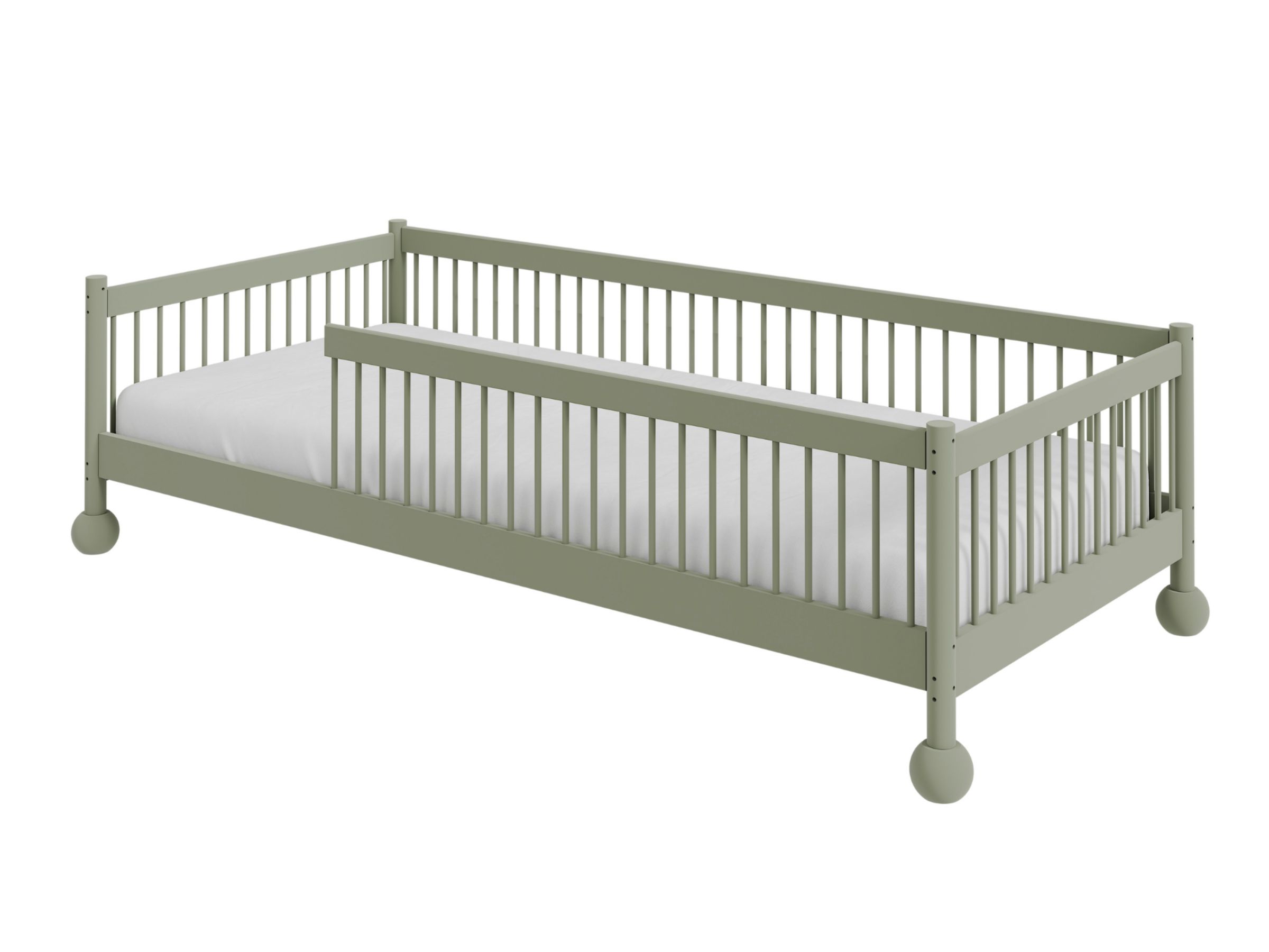 Barneseng STAR 80x180 - Olivengrønn image