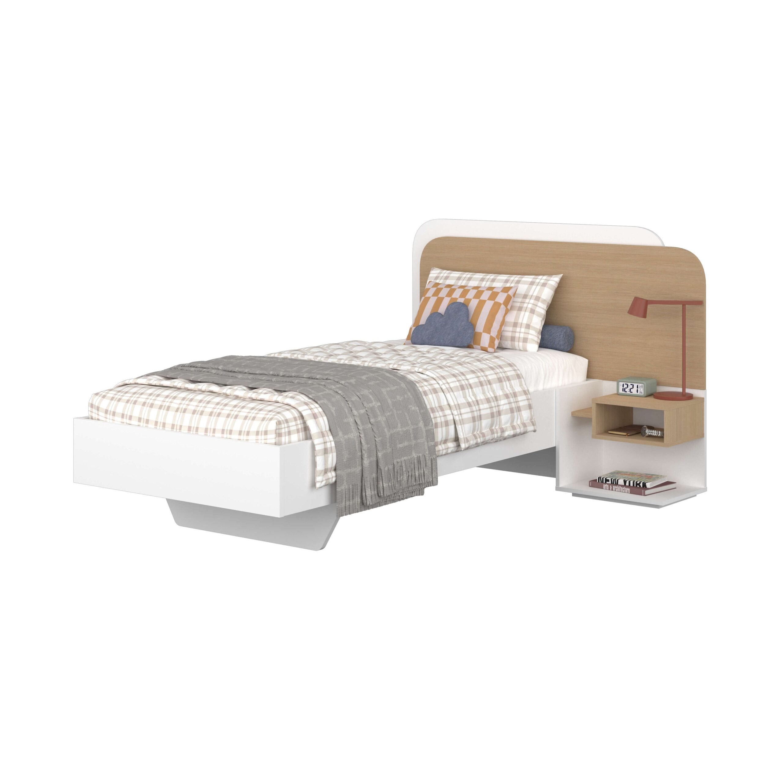 Doze Enkeltseng 120x200 cm med LED-belysning – Komplett Pakke image