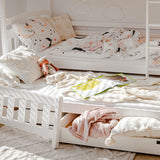 Blanka Køyeseng 90x200 – Uttrekkbar Gjesteseng og Oppbevaring - HVIT - INTRODUKSJONSPRIS image