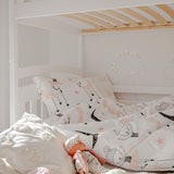 Blanka Køyeseng 90x200 – Uttrekkbar Gjesteseng og Oppbevaring - HVIT - INTRODUKSJONSPRIS image