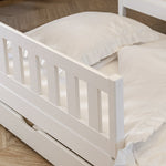 Blanka Køyeseng 90x200 – Uttrekkbar Gjesteseng og Oppbevaring - HVIT - INTRODUKSJONSPRIS image