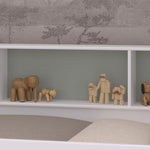 Køyeseng LEO 2 - 90x200 - Terracotta & Salviegrønn image