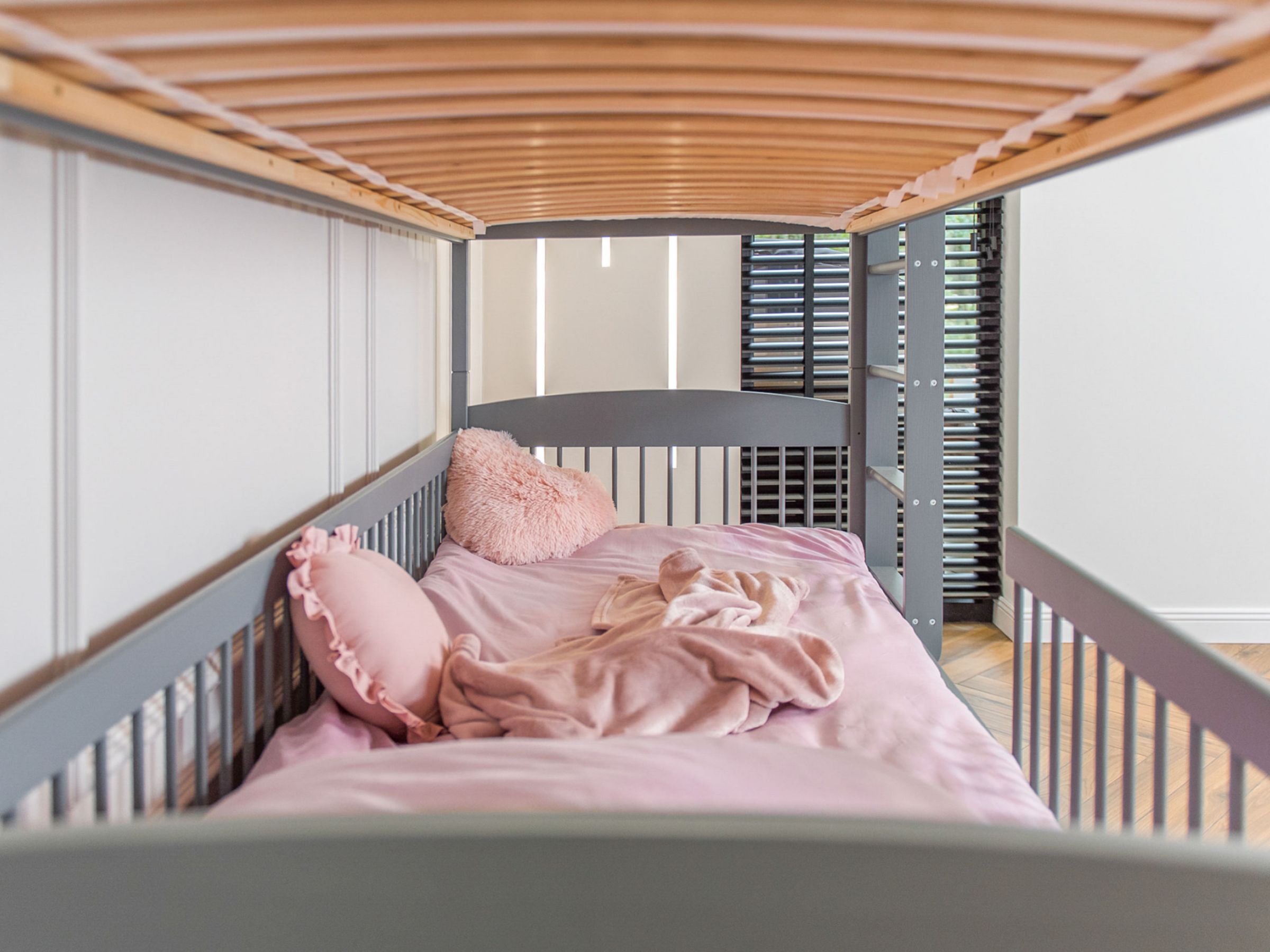 Luna Køyeseng 80x180 - Popiel image