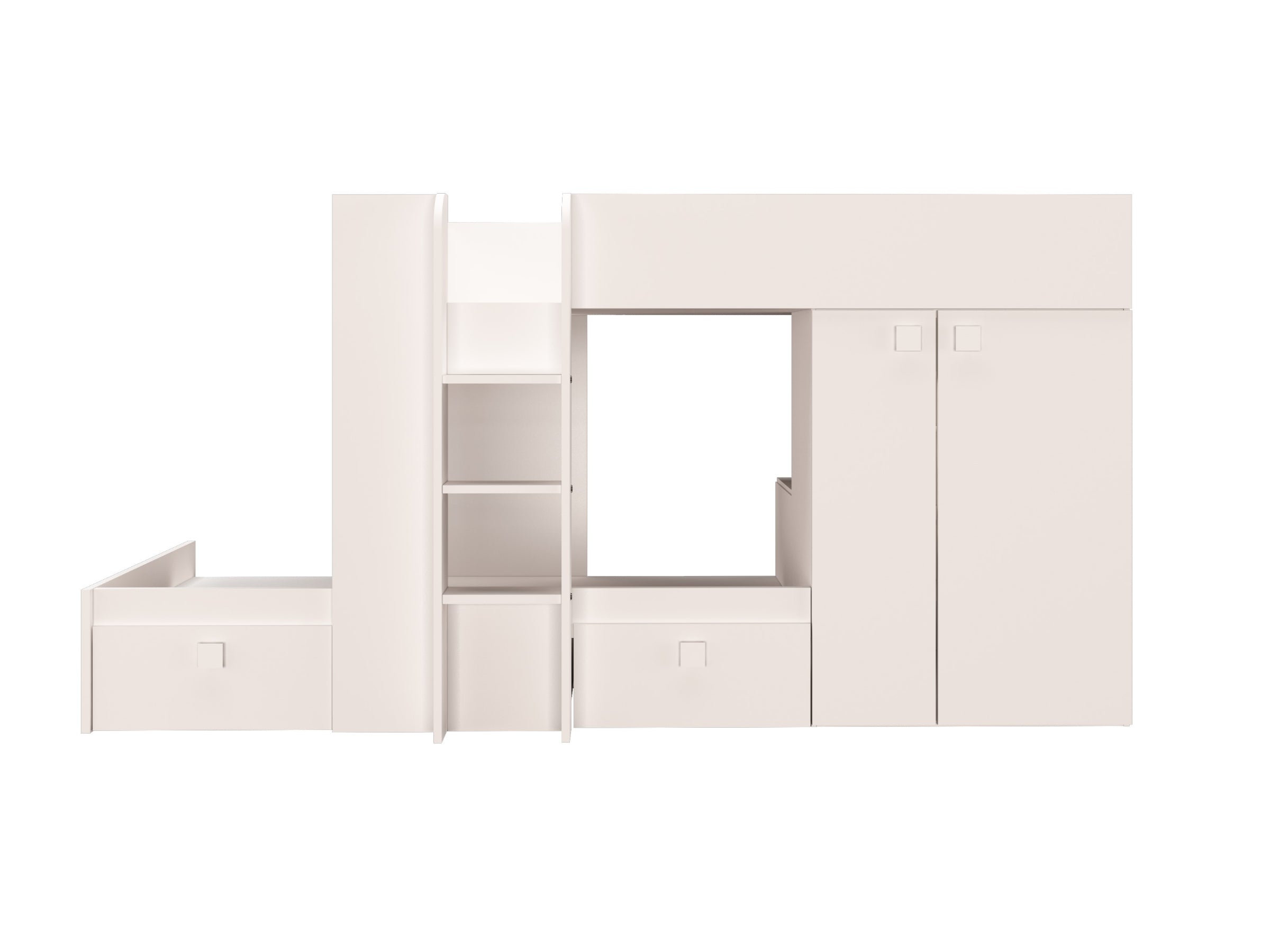 Bolton køyeseng 90x200 – Hvit