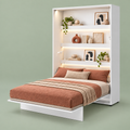 Skapseng Bed Concept 140x200 vertikal i hvit matt fra Lenart