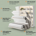 Bed Concept skapseng fra Lenart – oversikt over smarte funksjoner