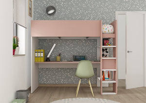 Loftseng Trasman - rosa 90x200