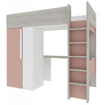 Trasman Studio Loftseng med Garderobe 90x200 - Antique Pink image