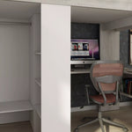 Trasman Studio Loftseng med Garderobe 90x200 - hvit image