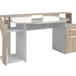 Sylver Gaming Desk 178 cm – Japansk eik / Hvit høyglans image