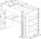 Loftseng Trasman - rosa 90x200