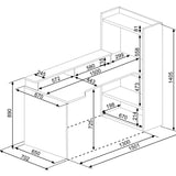 Gamingpult Z med LED og oppbevaringsplass image