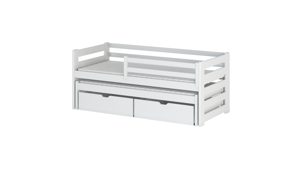 Barneseng med Gjesteseng og 2 skuffer 90x200 - SENSO