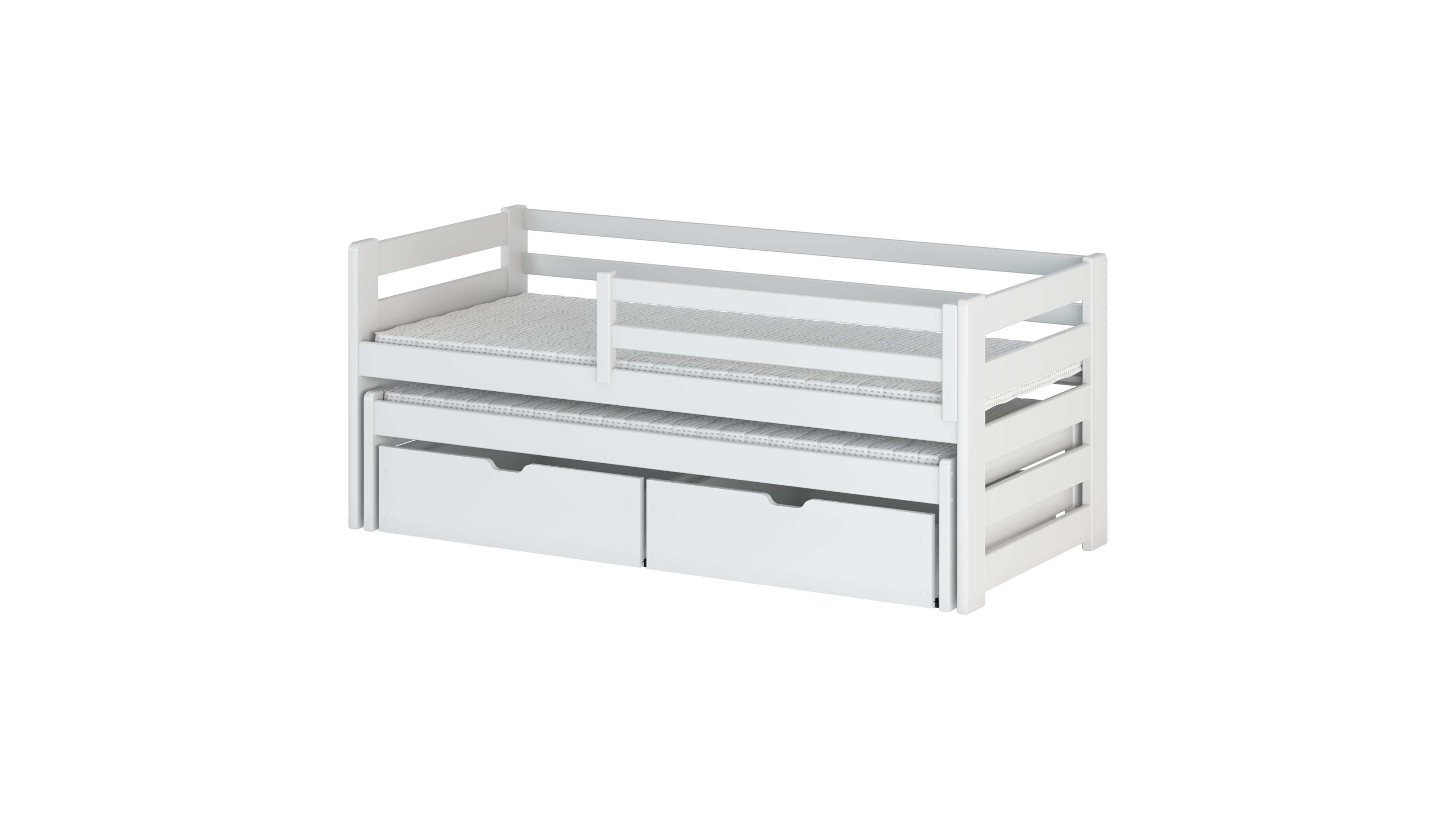 Barneseng med Gjesteseng og 2 skuffer 90x200 - SENSO