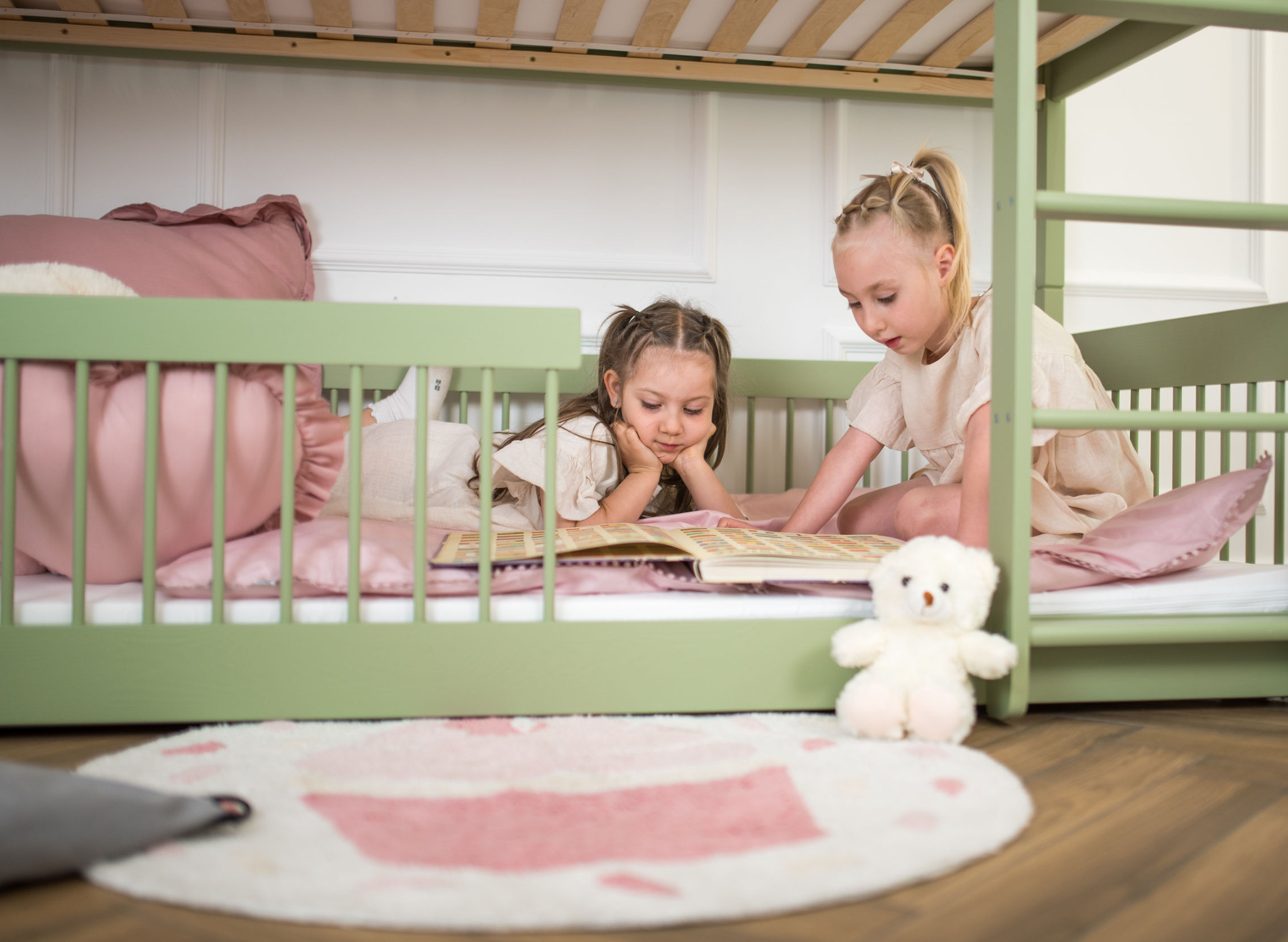 BOSTON 80x180 olivengrønn køyeseng image