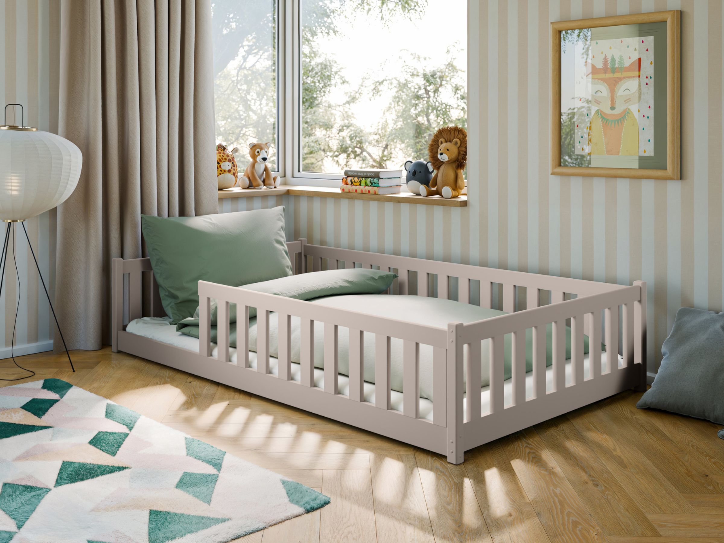 Montessori gulvseng for barn 120x200 – Kasjmir | OTIS fra Lano Meble